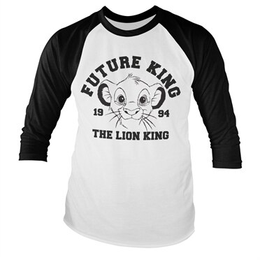 The Lion King - Simba The Future King Baseball Long Sleeve Tee, Baseball Long Sleeve Tee