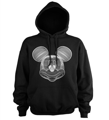 Mickey Mouse LineArt Hoodie, Hooded Pullover