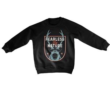Frozen - Fearless By Nature Kids Sweatshirt, Kids Sweatshirt