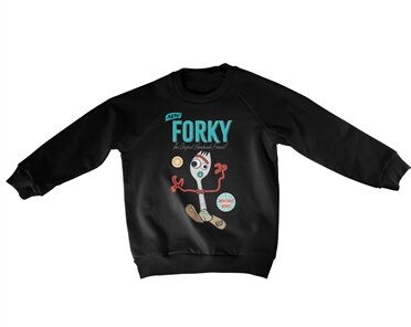 Toy Story - Forky Kids Sweatshirt, Kids Sweatshirt