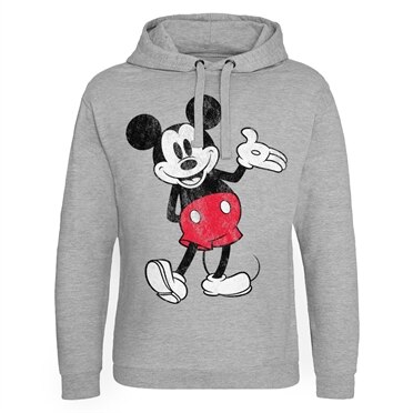 Mickey Mouse Distressed Epic Hoodie, Epic Hooded Pullover
