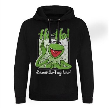 Hi-Ho - Kermit The Frog Here! Epic Hoodie, Epic Hooded Pullover
