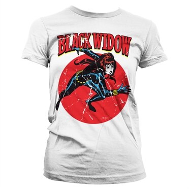 Marvels Black Widow Girly Tee, Girly T-Shirt