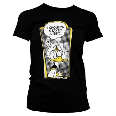 Donald Duck - Stay In Bed Girly Tee, Girly Tee