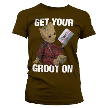 Get Your Groot On Girly Tee, Girly Tee