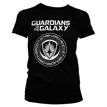 Guardians Of The Galaxy Shield Girly Tee, Girly Tee