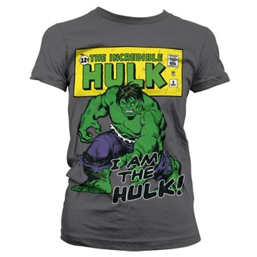 I Am The Hulk Girly T-Shirt, Girly T-Shirt