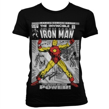 Iron Man Cover Girly T-Shirt, Girly T-Shirt