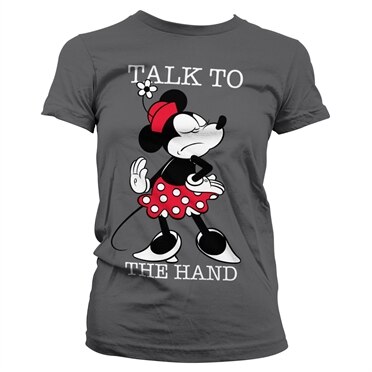 Minnie Mouse - Talk To The Hand Girly Tee, Girly Tee