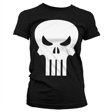 The Punisher Skull Girly T-Shirt, Girly Tee