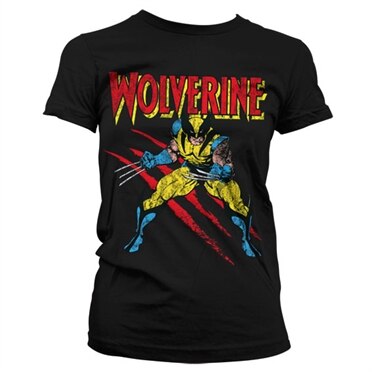 Wolverine Scratches Girly T-Shirt, Girly T-Shirt