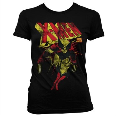 X-Men Distressed Girly T-Shirt, Girly T-Shirt