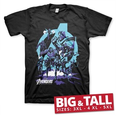 Avengers - Thanos Grip Endgame Big & Tall T-Shirt, Big & Tall T-Shirt