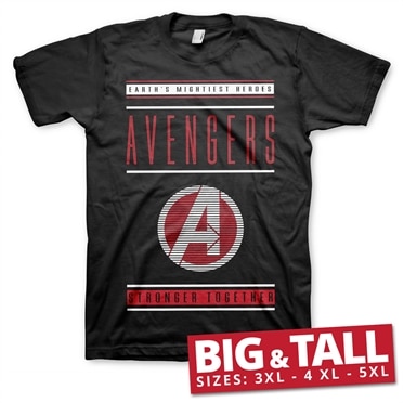 Avengers - Stronger Together Big & Tall T-Shirt, Big & Tall T-Shirt