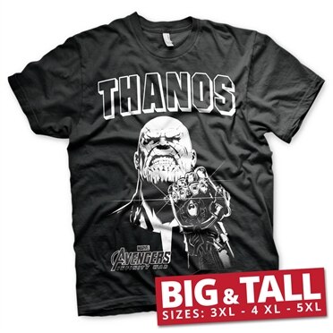 The Avengers - Thanos Infinity Gauntlet Big & Tall T-Shirt, Big & Tall T-Shirt