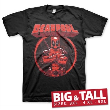 Deadpool Pose Big & Tall T-Shirt, Big & Tall T-Shirt
