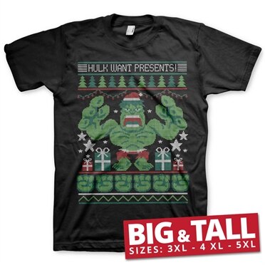 Hulk Want Presents! Big & Tall T-Shirt, Big & Tall T-Shirt