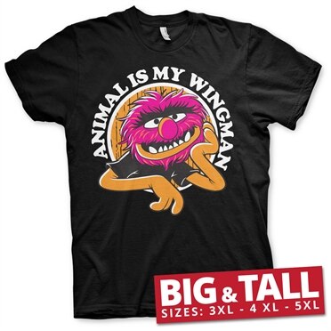 The Muppets - Animal Is My Wingman Big & Tall T-Shirt, Big & Tall T-Shirt