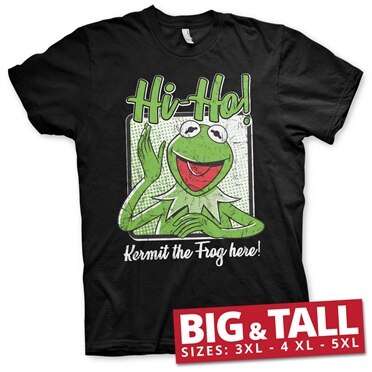 Hi-Ho - Kermit The Frog Here! Big & Tall T-Shirt, Big & Tall T-Shirt