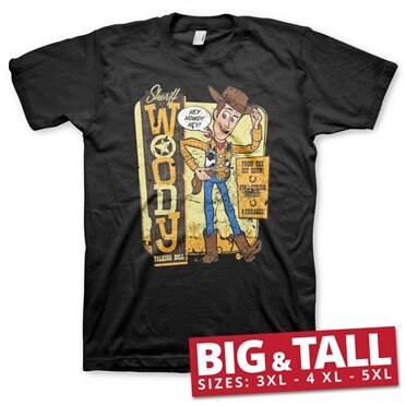 Toy Story - Sheriff Woody Big & Tall T-Shirt, Big & Tall T-Shirt