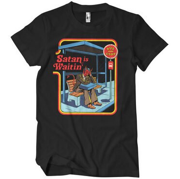 Läs mer om Satan Is Waiting T-Shirt, T-Shirt