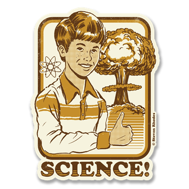Läs mer om Steven Rhodes - SCIENCE! Sticker, Accessories
