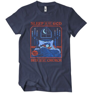 Läs mer om Sleep Is My God - Bed Is My Church T-Shirt, T-Shirt