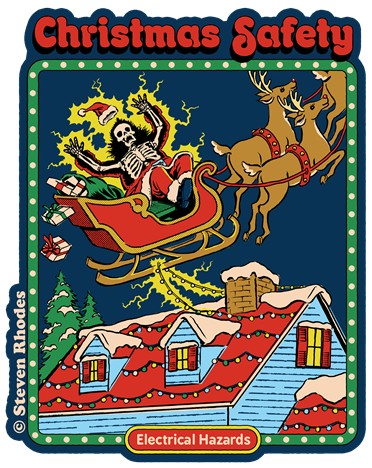 Läs mer om Steven Rhodes - Christmas Safety Sticker, Accessories