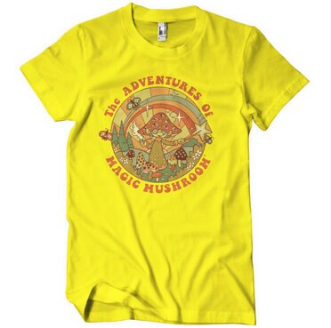 Läs mer om The Adventures Of Magic Mushroom T-Shirt, T-Shirt