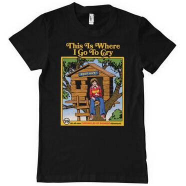 Läs mer om This Is Where I Go To Cry T-Shirt, T-Shirt