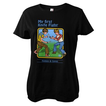 My First Knife Fight Girly Tee, T-Shirt