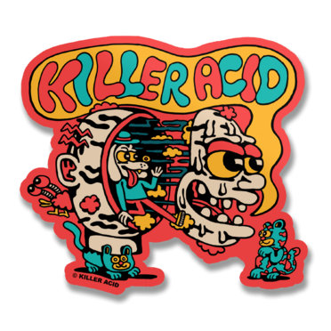 Läs mer om Killer Acid - Change Yourself Sticker, Accessories