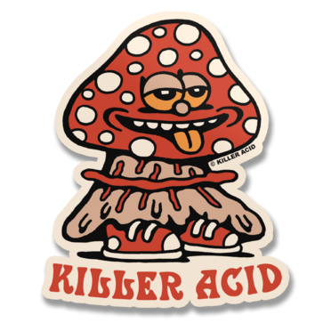 Läs mer om Killer Acid - Mushroom Friends Sticker, Accessories