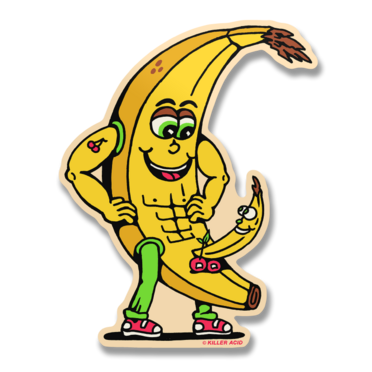 Läs mer om Killer Acid - Banana Daddy Sticker, Accessories