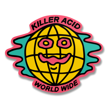 Läs mer om Killer Acid Worldwide Sticker, Accessories