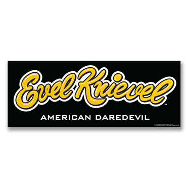 Läs mer om Evel Knievel - American Daredevil Sticker, Accessories