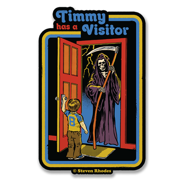 Läs mer om Steven Rhodes - Timmy Has A Visitor Sticker, Accessories