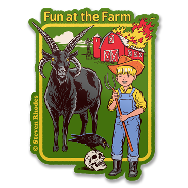 Läs mer om Steven Rhodes - Fun At The Farm Sticker, Accessories
