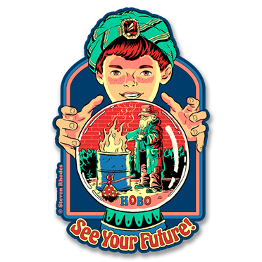 Läs mer om Steven Rhodes - See Your Future Sticker, Accessories