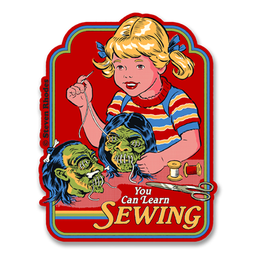 Läs mer om Steven Rhodes - You Can Learn Sewing Sticker, Accessories