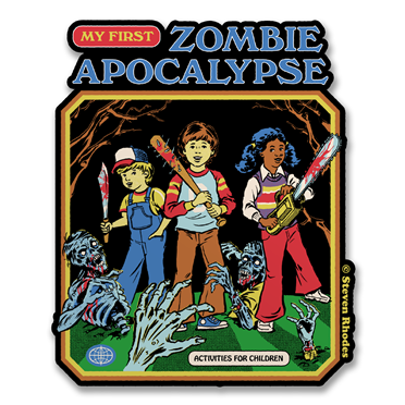 Läs mer om Steven Rhodes - My First Zombie Acopalypse Sticker, Accessories