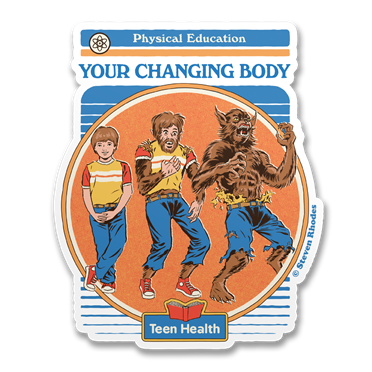 Läs mer om Steven Rhodes - Your Changing Body Sticker, Accessories