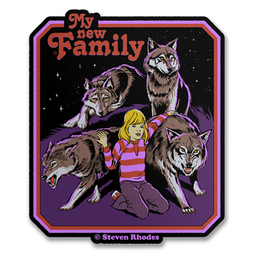 Läs mer om Steven Rhodes - My New Family Sticker, Accessories