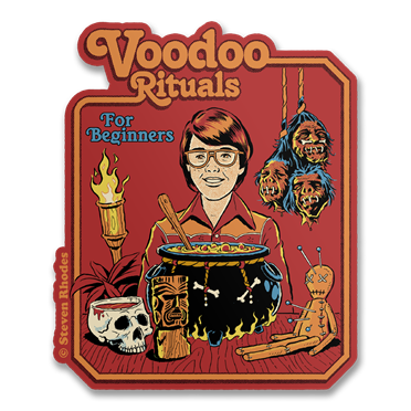Läs mer om Steven Rhodes - Voodoo Rituals Sticker, Accessories