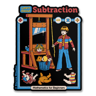 Steven Rhodes - Learn About Subtraction Sticker, Accessories