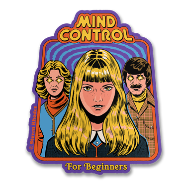 Läs mer om Steven Rhodes - Mind Control Sticker, Accessories
