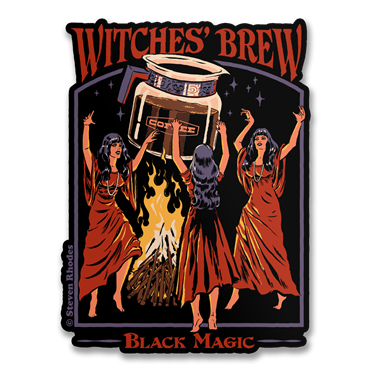Läs mer om Steven Rhodes - Witches Brew Sticker, Accessories