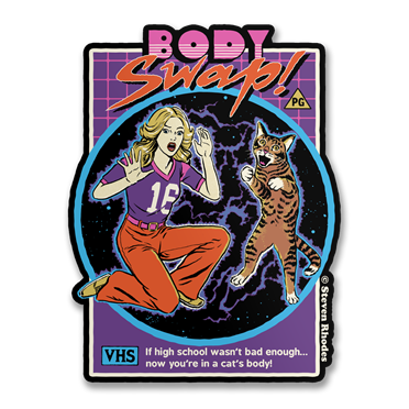 Läs mer om Steven Rhodes - Body Swap Sticker, Accessories
