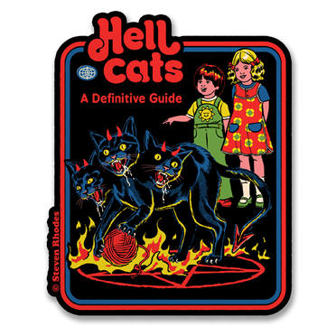 Läs mer om Steven Rhodes - Hell Cats Sticker, Accessories