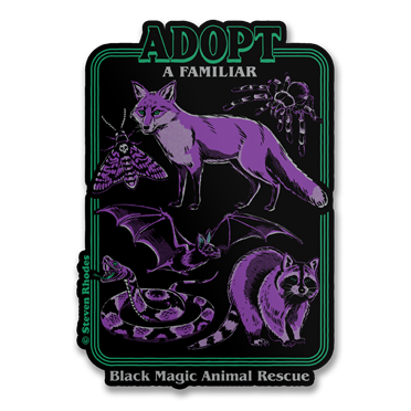 Läs mer om Steven Rhodes - Adopt A Familiar 2nd Edition Sticker, Accessories